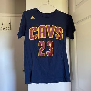 NBA Cleveland Cavaliers Cavs LeBron James 23 The Go To Tee T-Shirt Adidas Size S